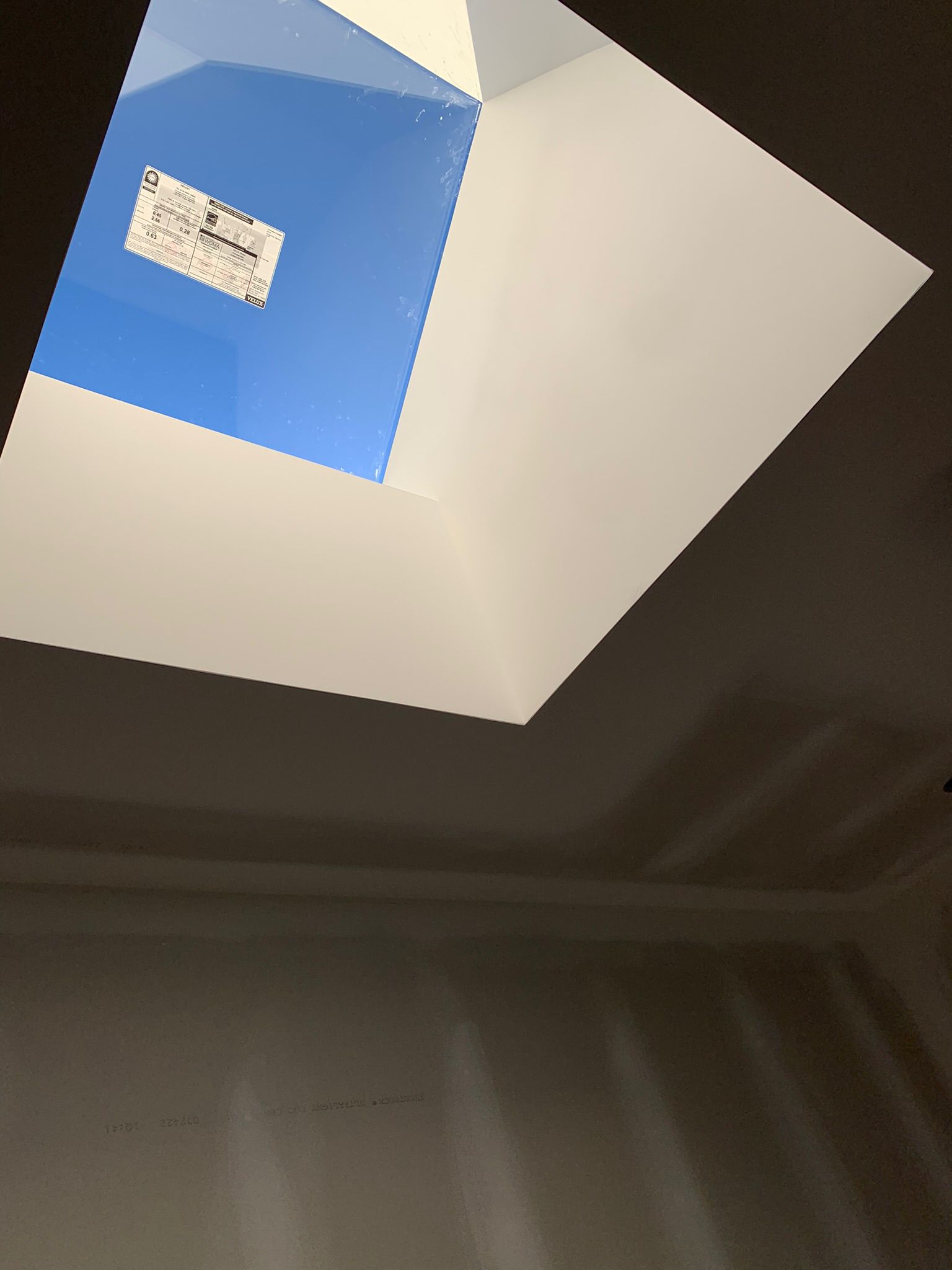 Vaulted ceiling with skylight drywall installation Toronto